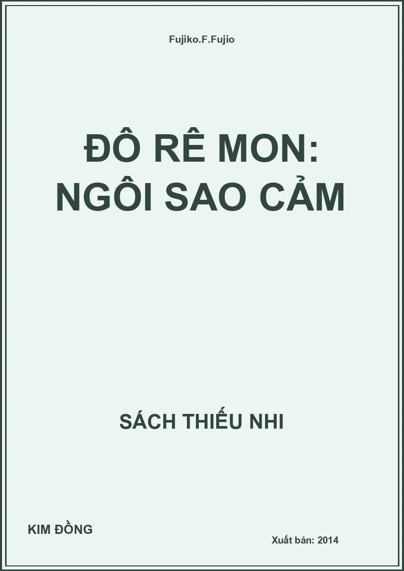 Đô Rê Mon: Ngôi Sao Cảm