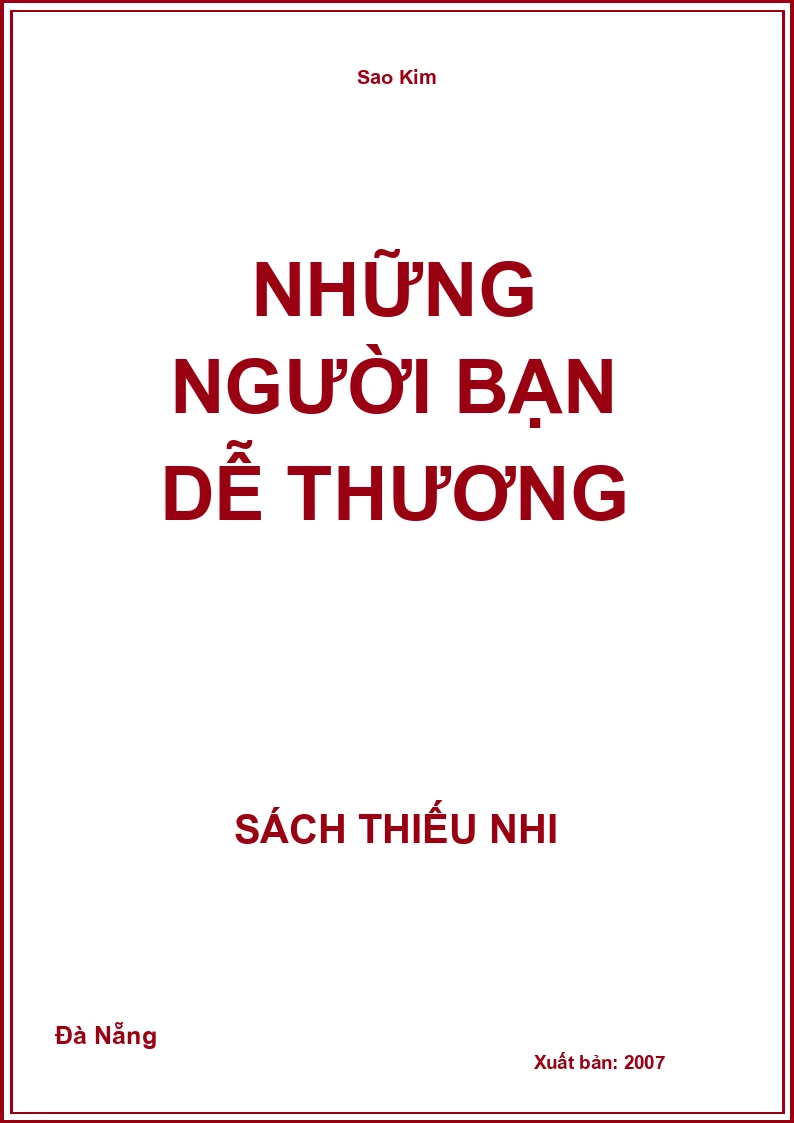 Những Người Bạn Dễ Thương
