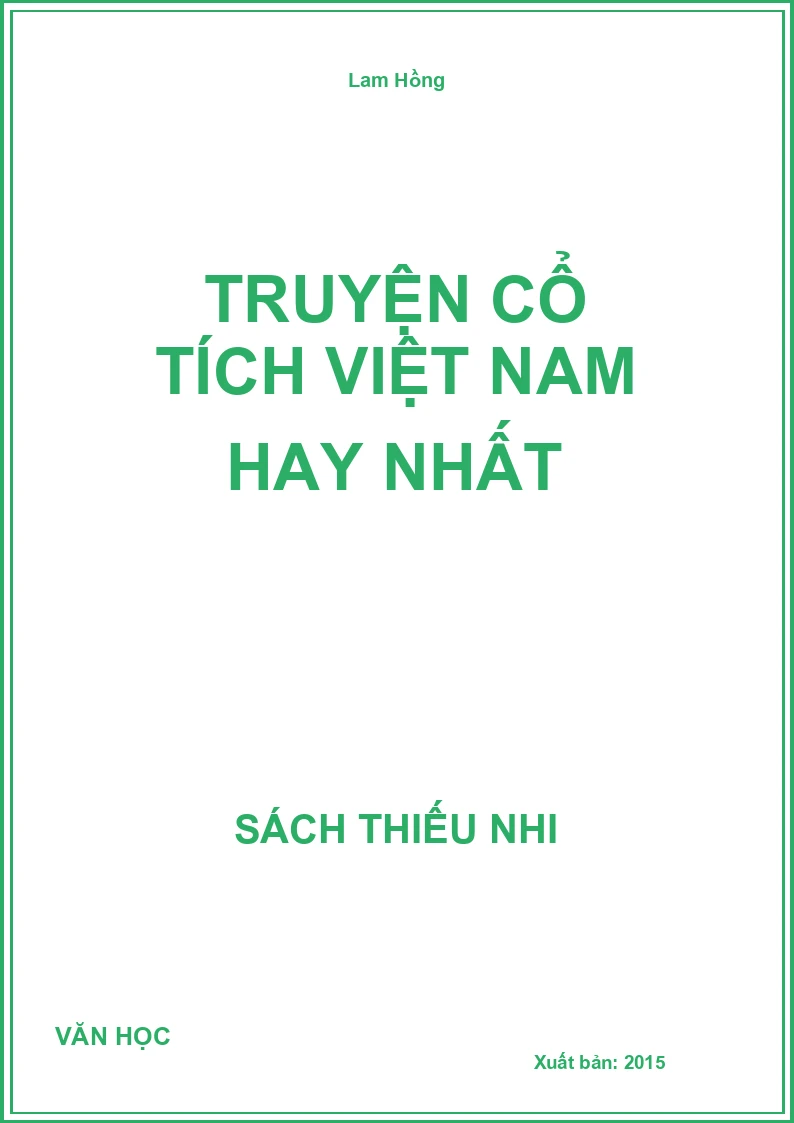 Truyện Cổ Tích Việt Nam Hay Nhất