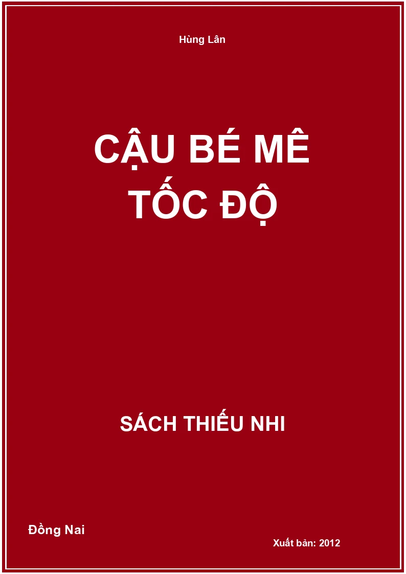 Cậu Bé Mê Tốc Độ