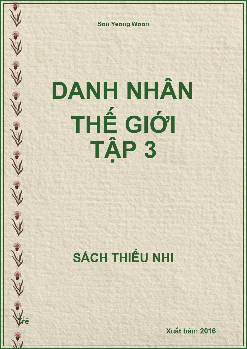 Danh Nhân Thế Giới Tập 3