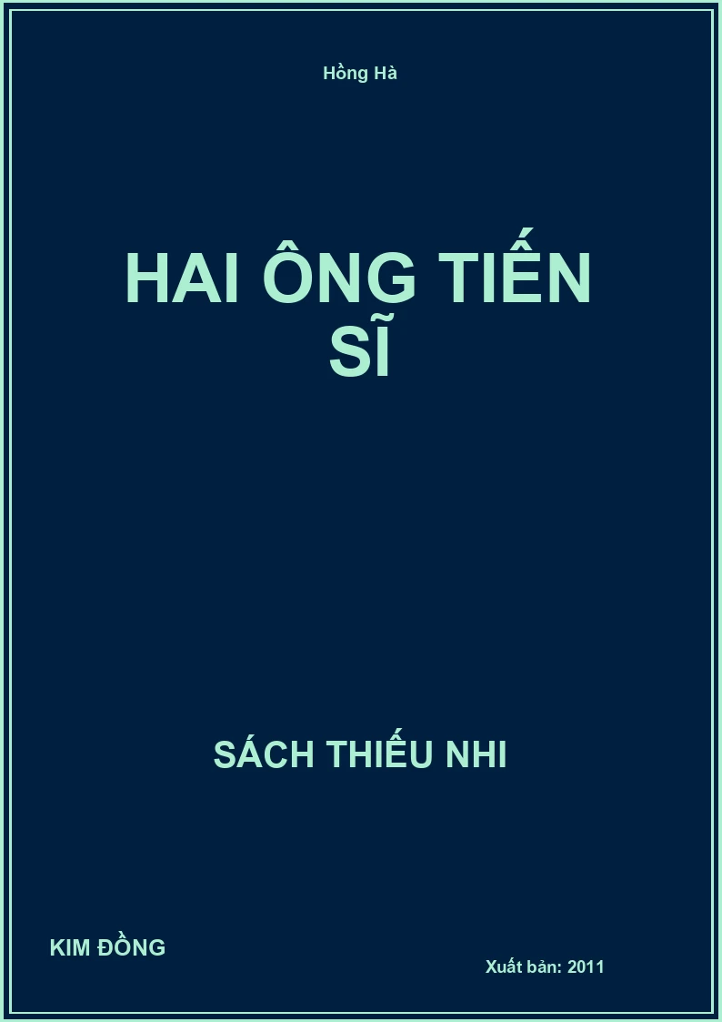 Hai Ông Tiến Sĩ