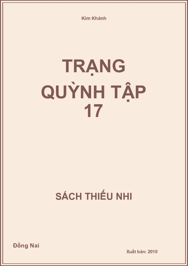 Trạng Quỳnh Tập 17