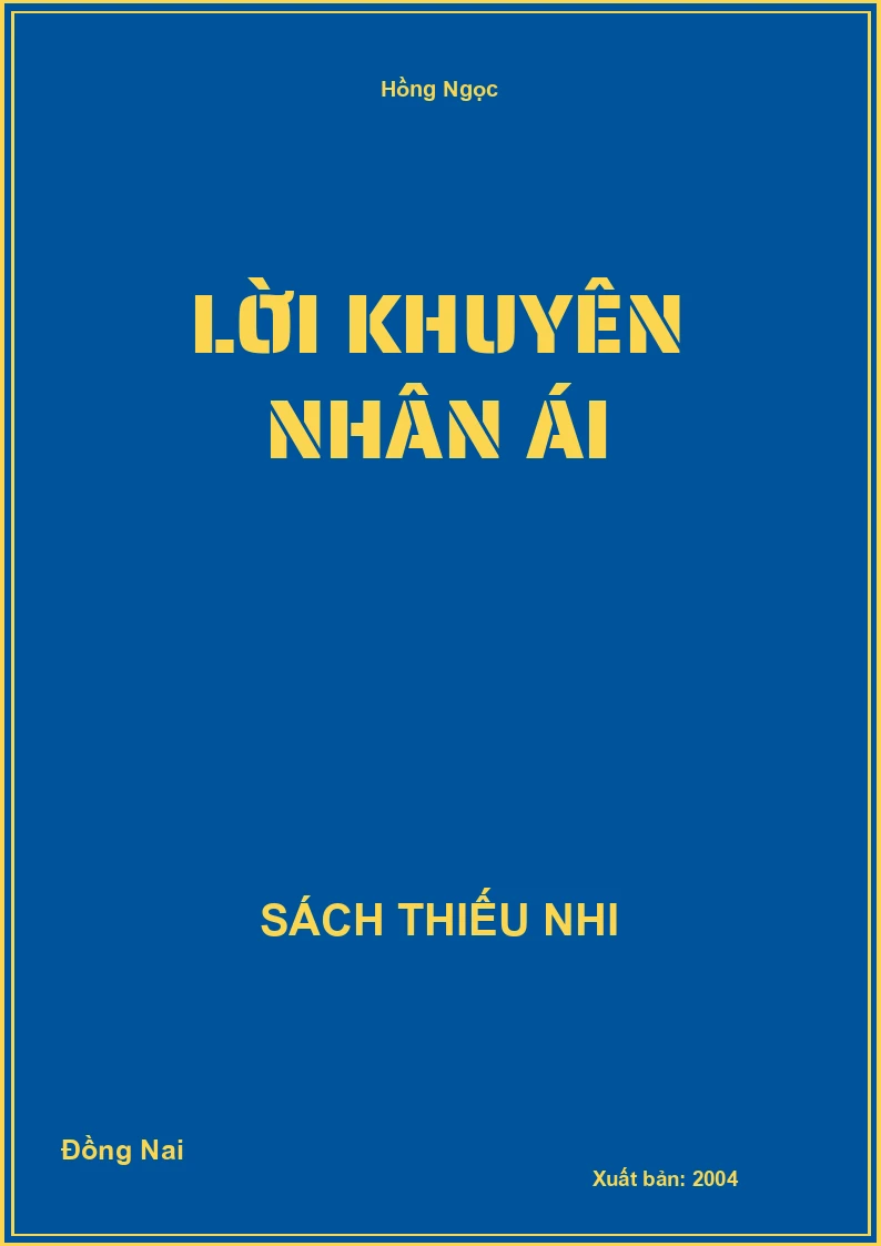 Lời Khuyên Nhân Ái