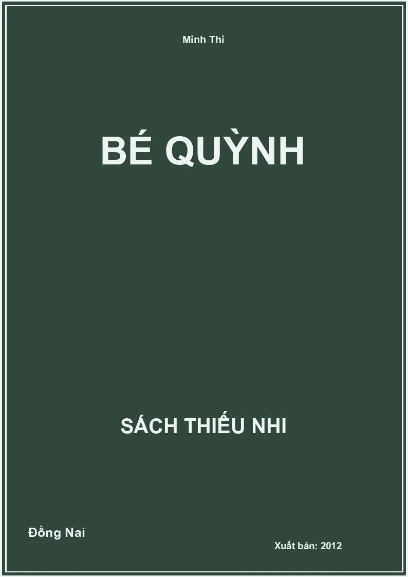 Bé Quỳnh