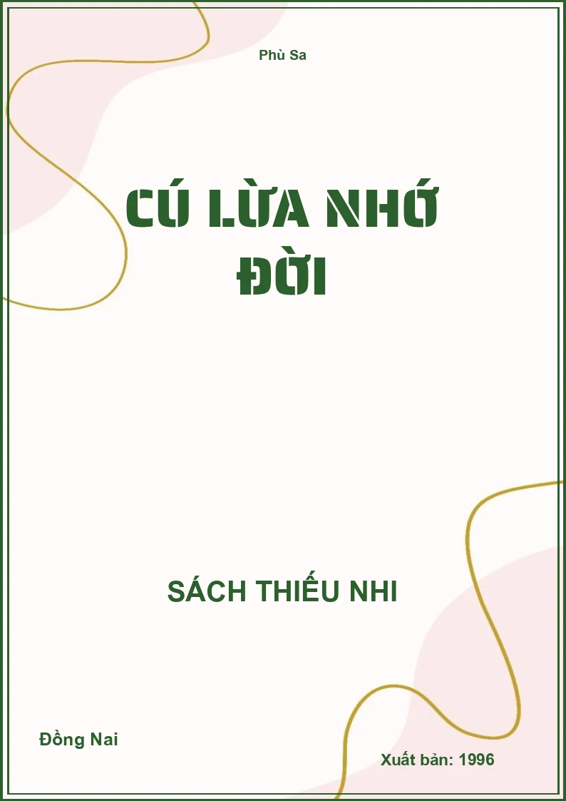 Cú Lừa Nhớ Đời