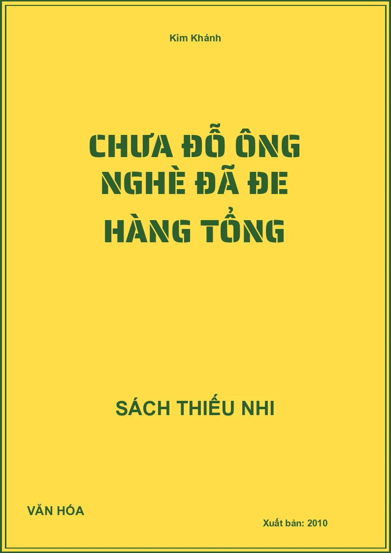 Chưa Đỗ Ông Nghè Đã Đe Hàng Tổng
