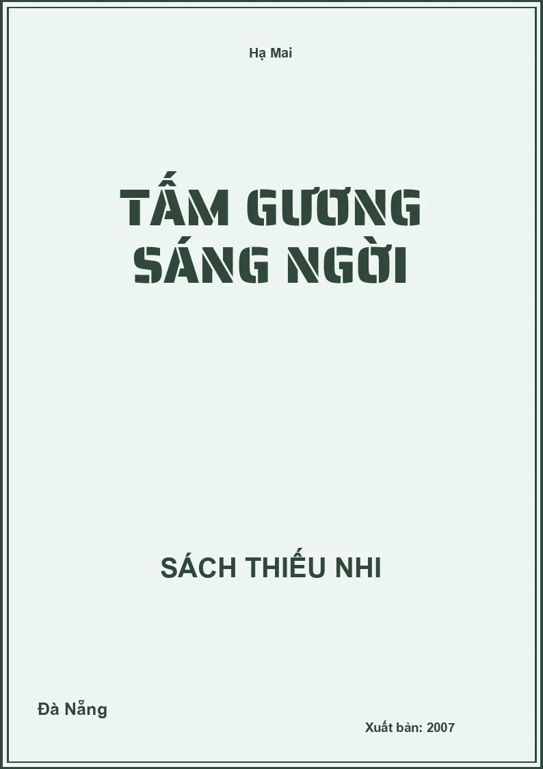Tấm Gương Sáng Ngời