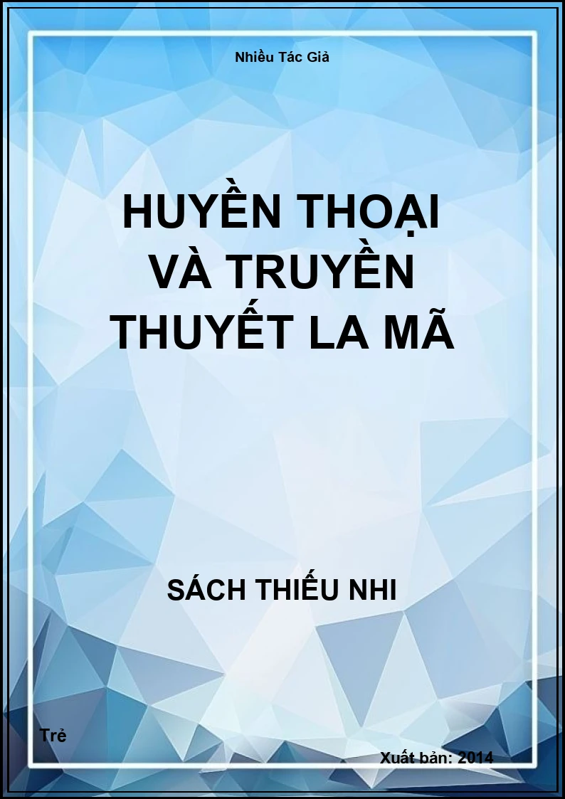 Huyền Thoại Và Truyền Thuyết La Mã