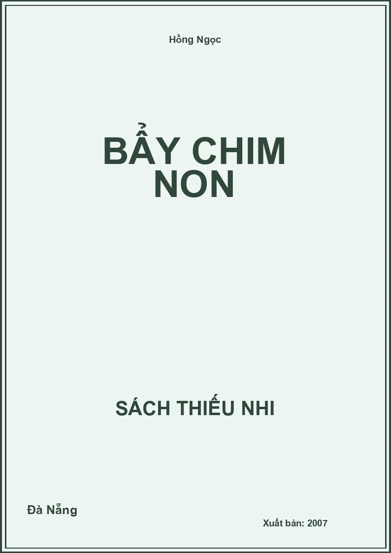 Bầy Chim Non