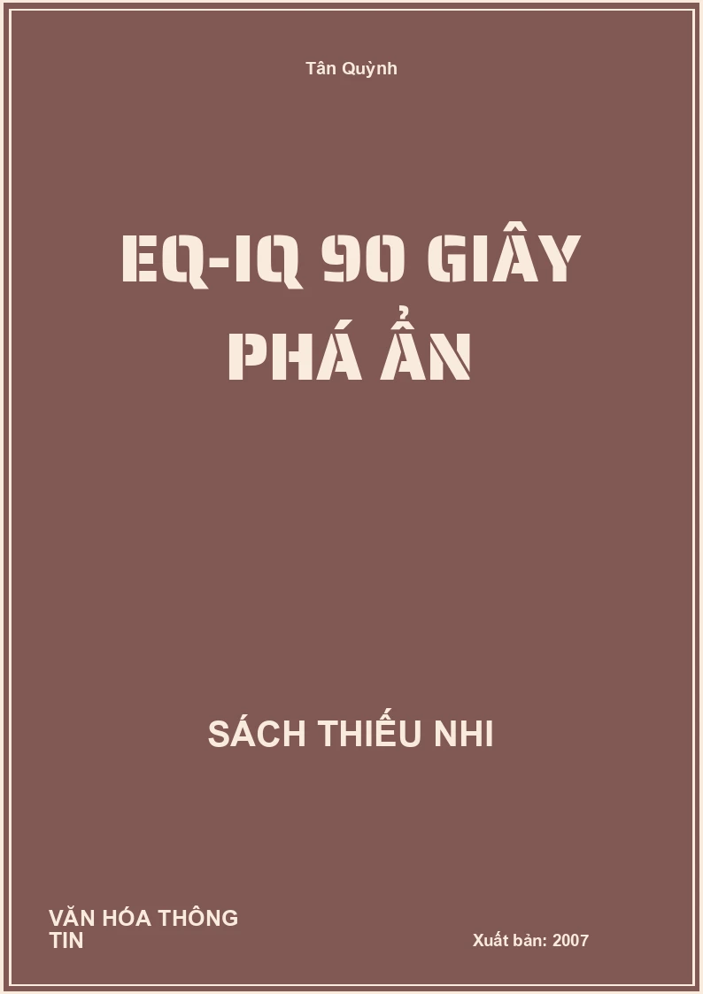 Eq-Iq 90 Giây Phá Ẩn