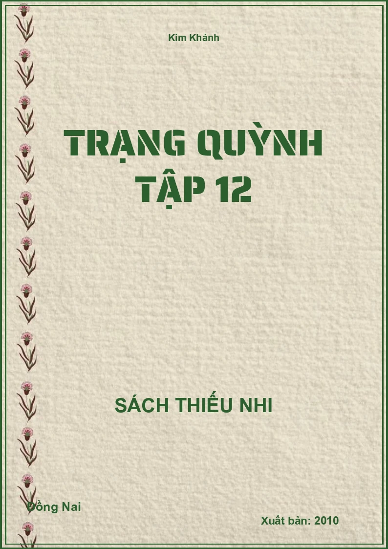 Trạng Quỳnh Tập 12