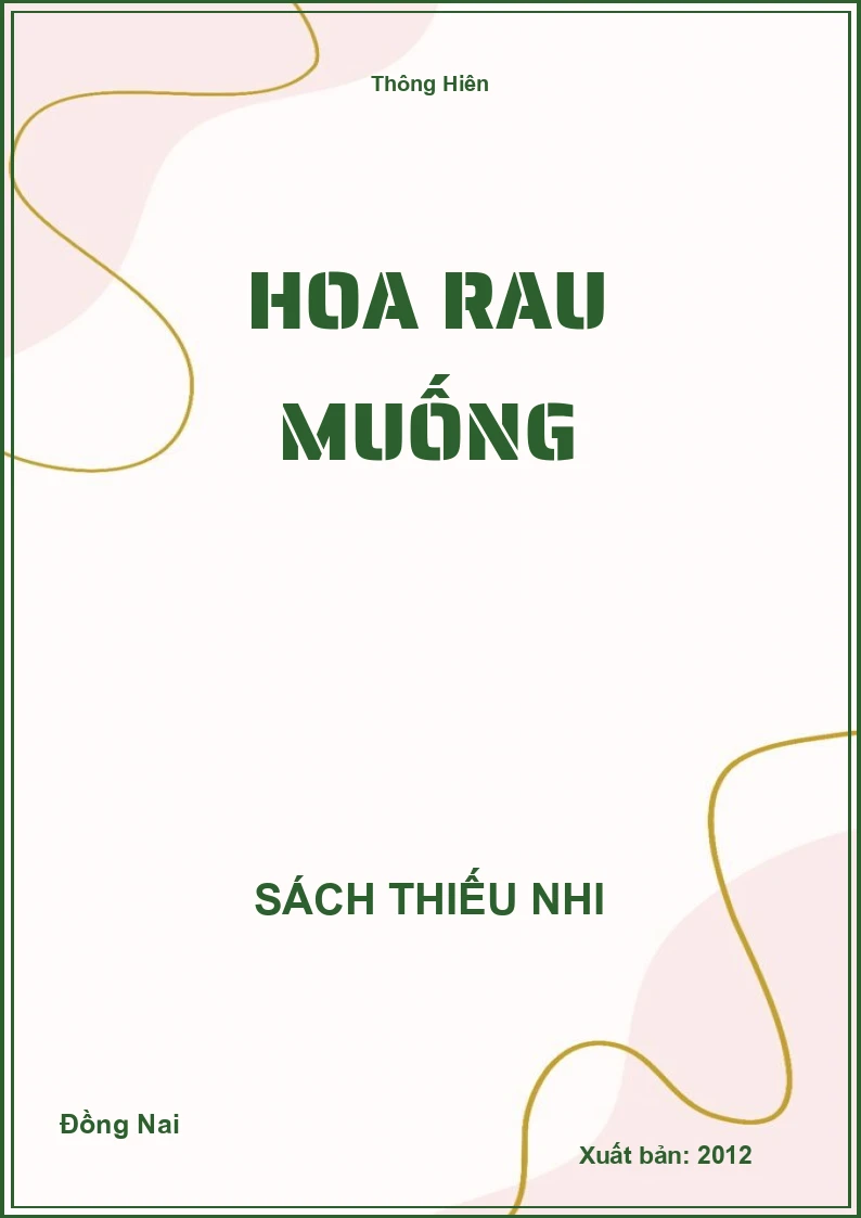 Hoa Rau Muống