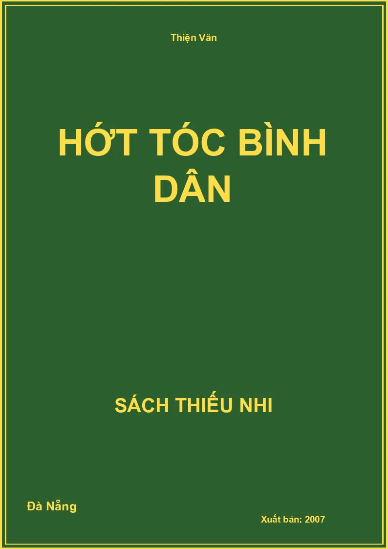 Hớt Tóc Bình Dân