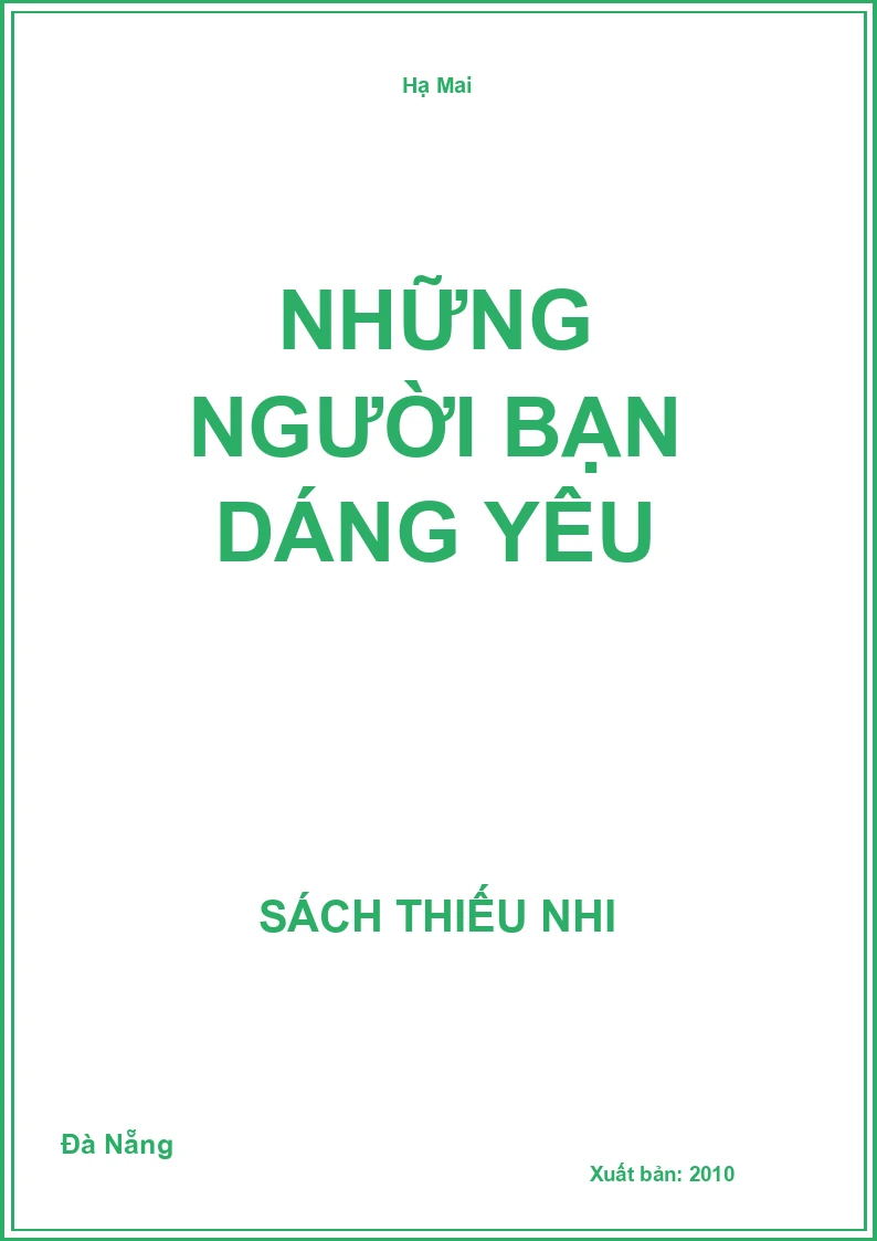 Những Người Bạn Dáng Yêu