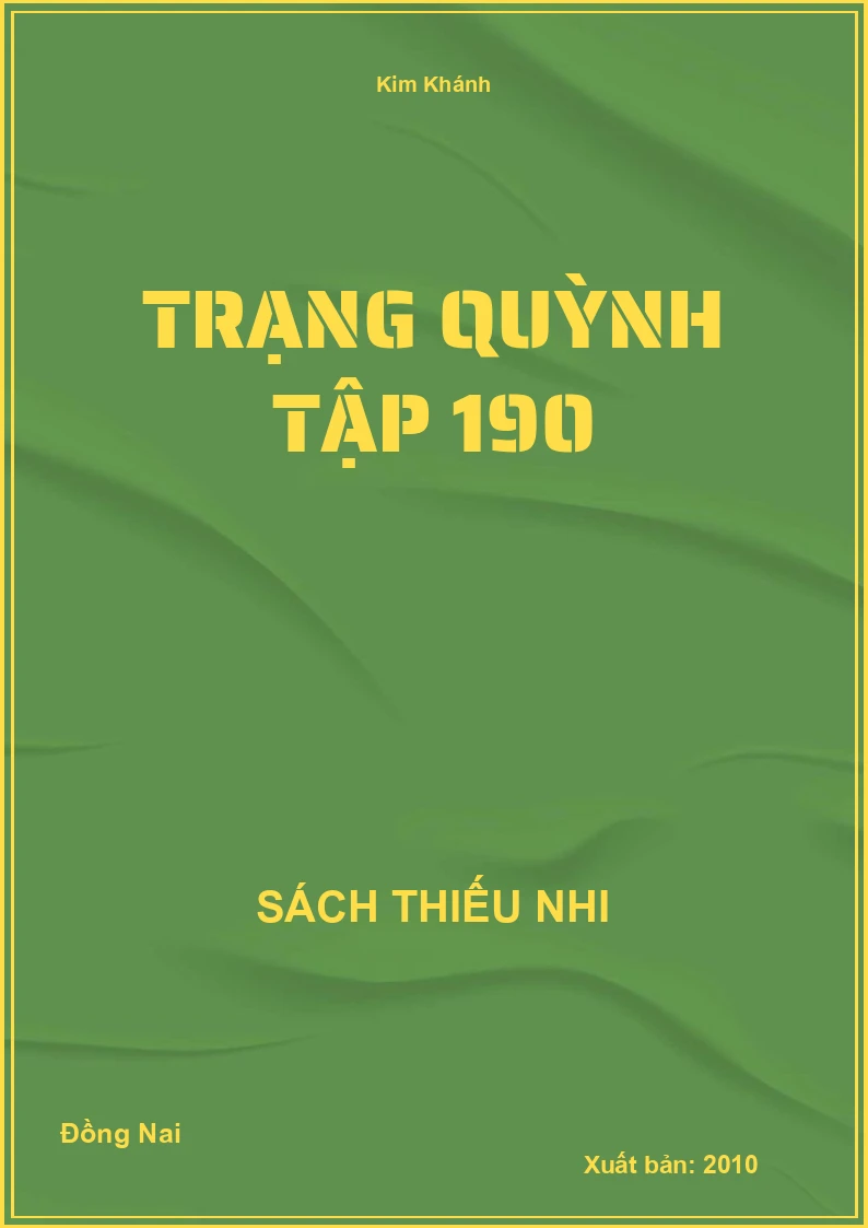 Trạng Quỳnh Tập 190