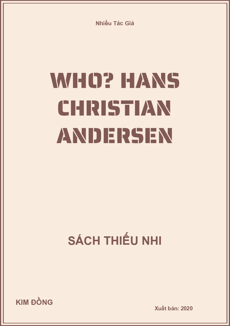 Who? Hans Christian Andersen