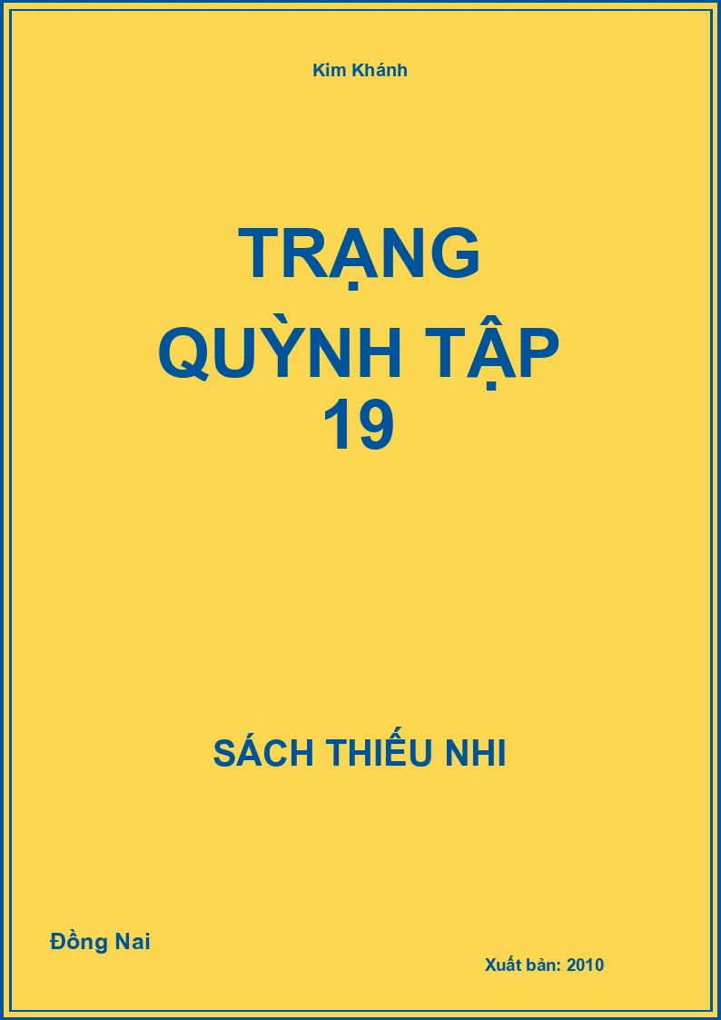 Trạng Quỳnh Tập 19