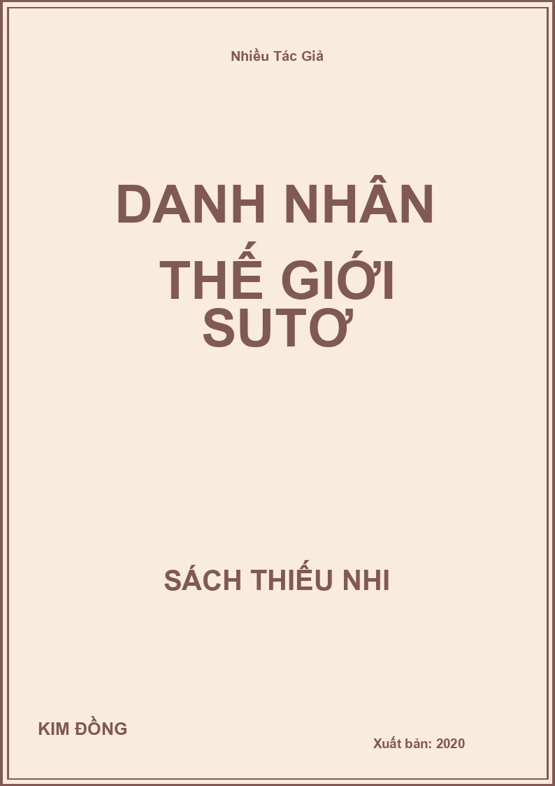 Danh Nhân Thế Giới Sutơ