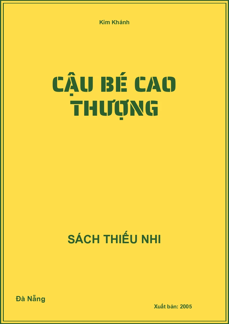 Cậu Bé Cao Thượng