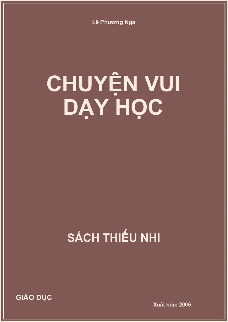Chuyện Vui Dạy Học