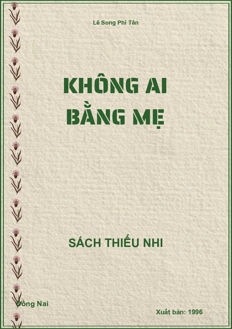 Không Ai Bằng Mẹ