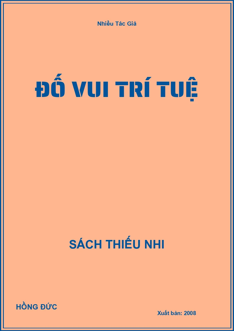 Đố Vui Trí Tuệ