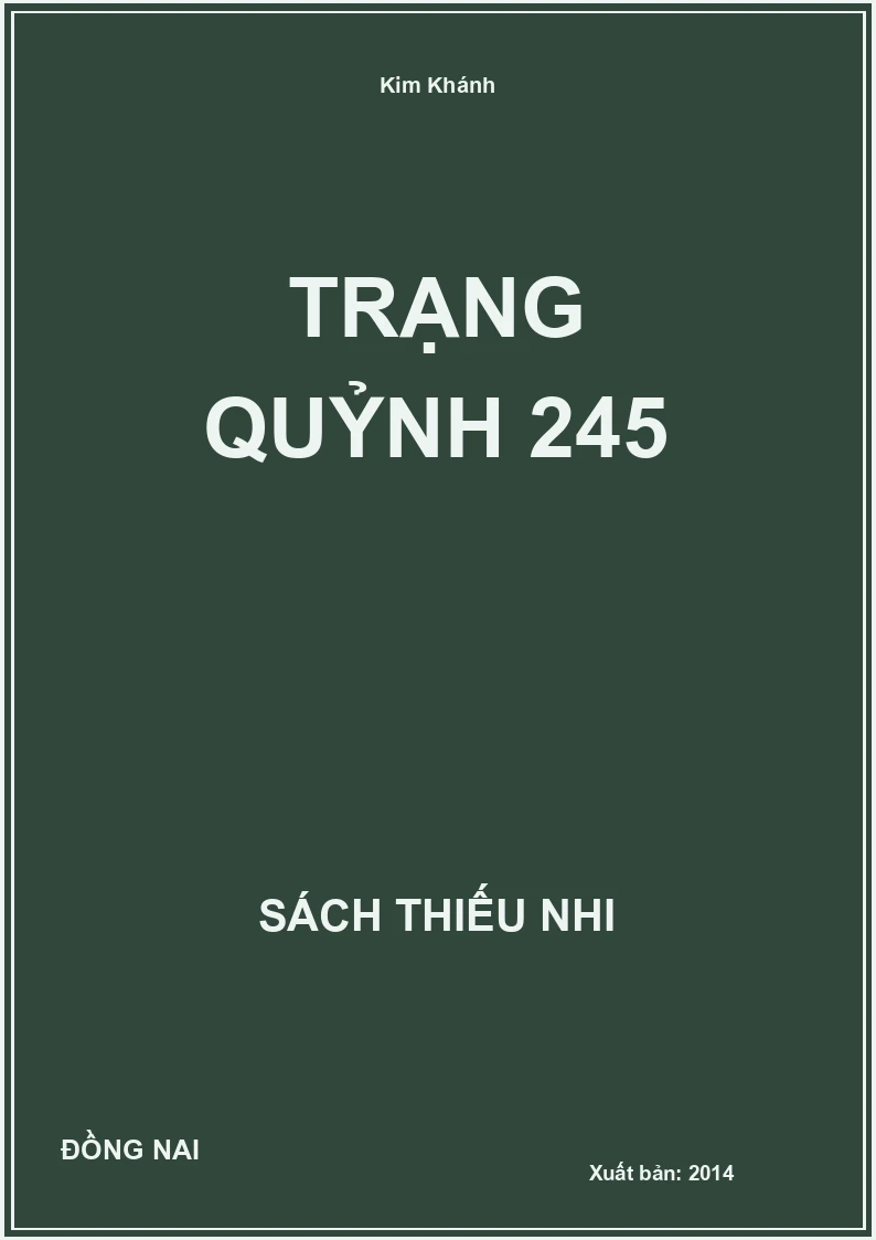 Trạng Quỷnh 245
