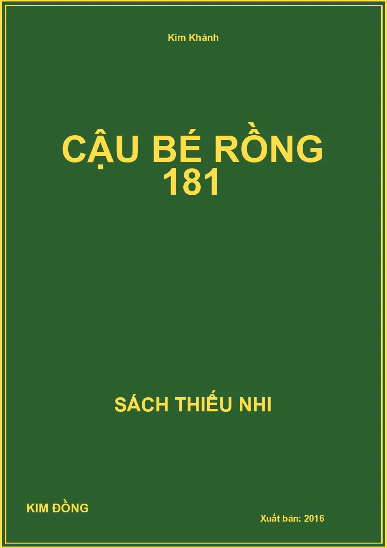 Cậu Bé Rồng 181