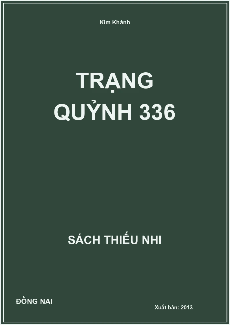 Trạng Quỷnh 336