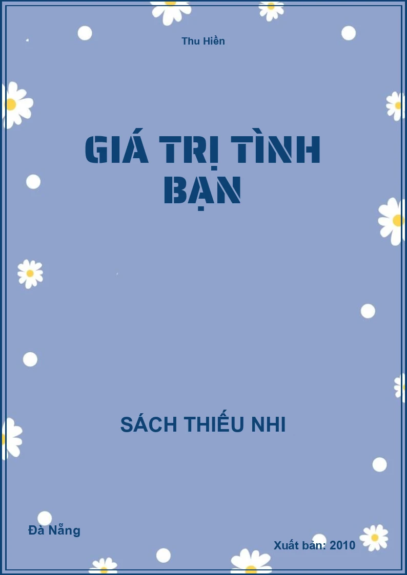 Giá Trị Tình Bạn