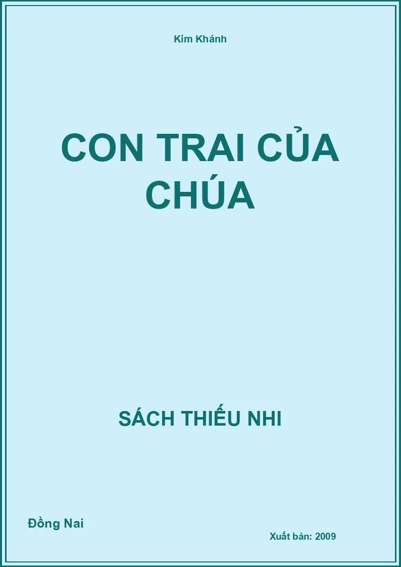 Con Trai Của Chúa