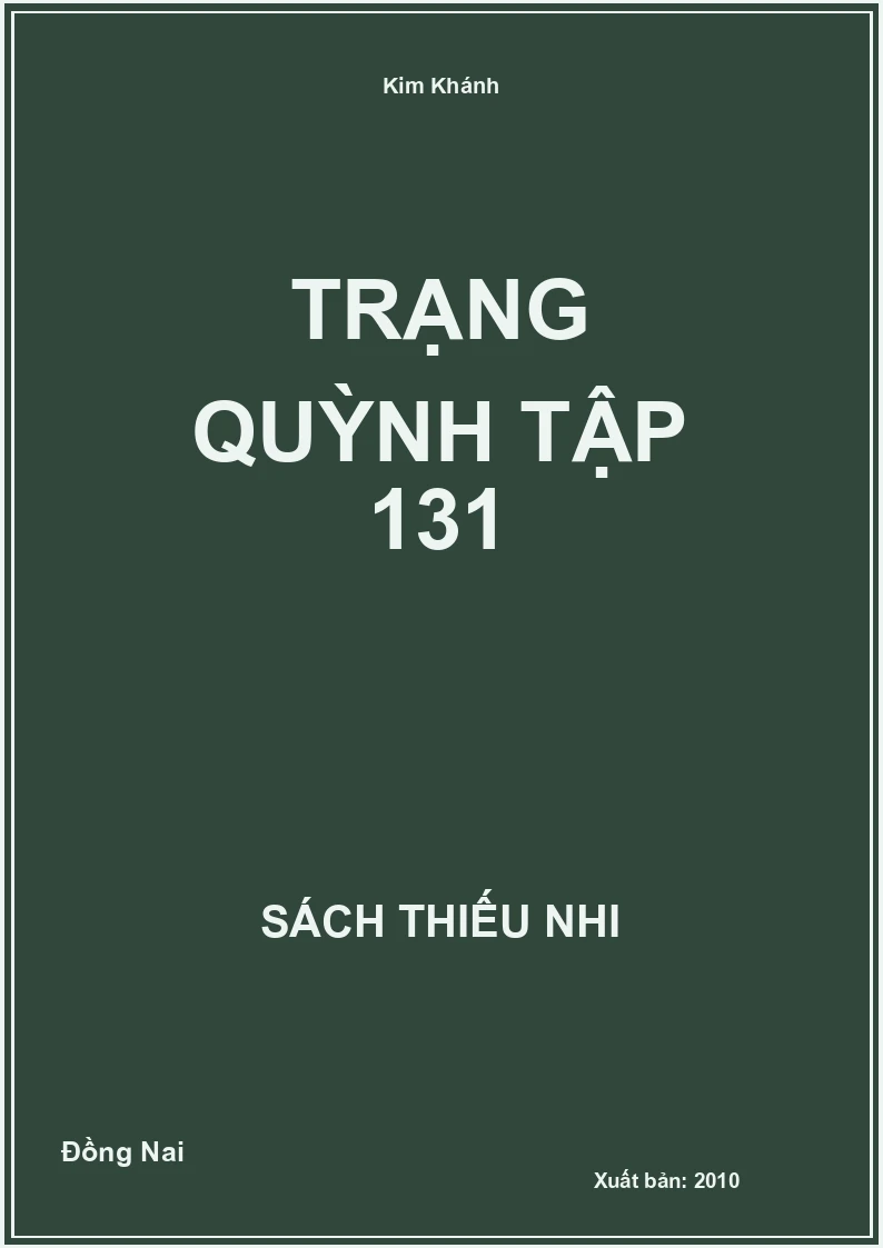 Trạng Quỳnh Tập 131