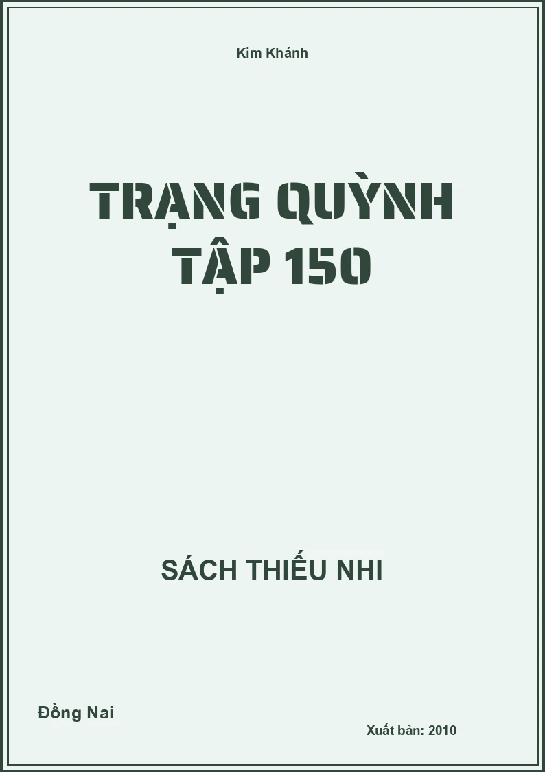 Trạng Quỳnh Tập 150