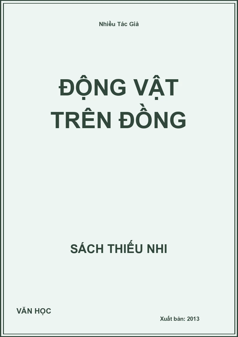 Động Vật Trên Đồng