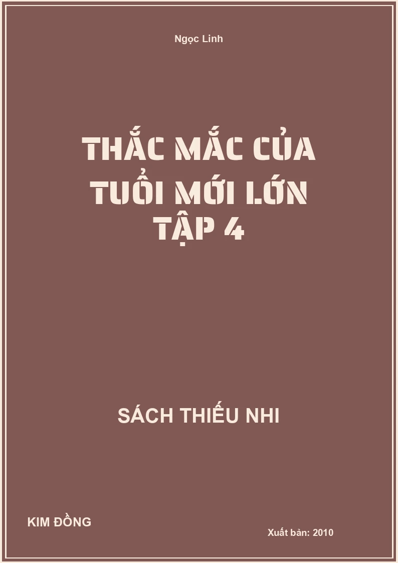 Thắc Mắc Của Tuổi Mới Lớn Tập 4