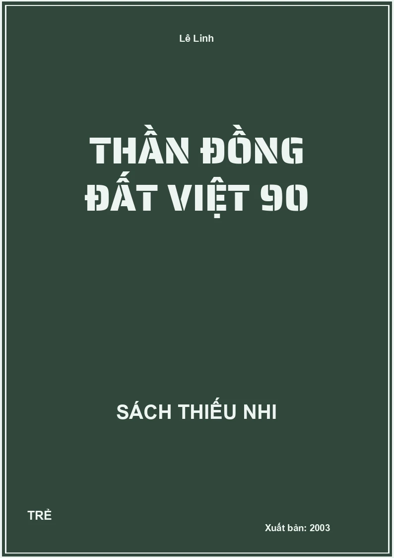 Thần Đồng Đất Việt 90