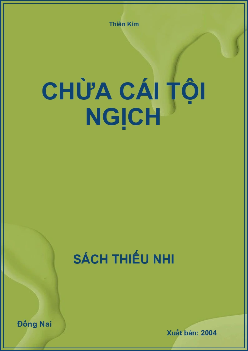 Chừa Cái Tội Ngịch