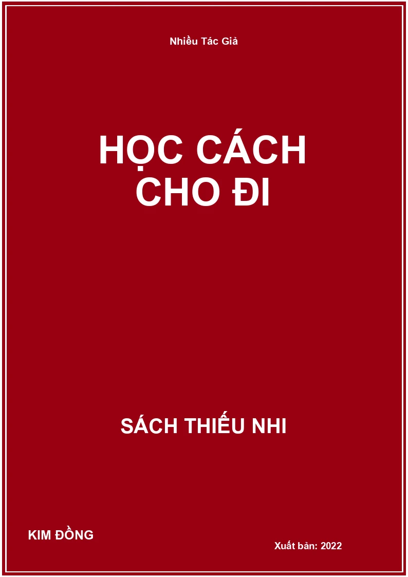 Học Cách Cho Đi