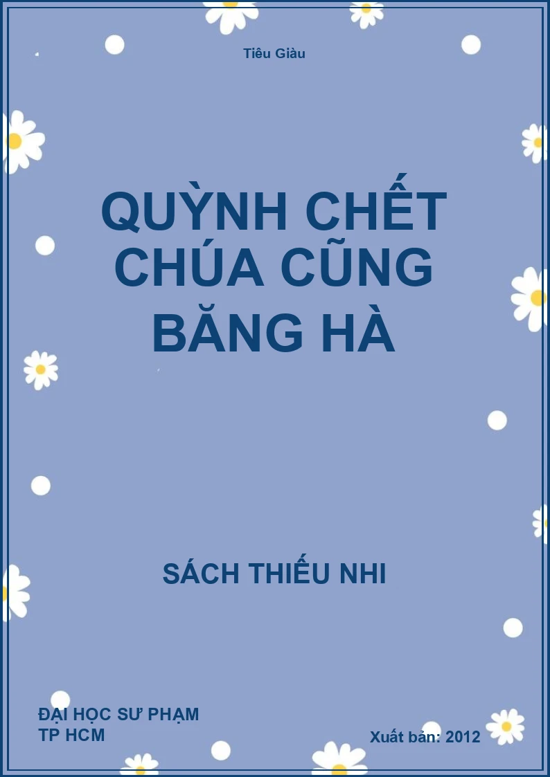 Quỳnh Chết Chúa Cũng Băng Hà