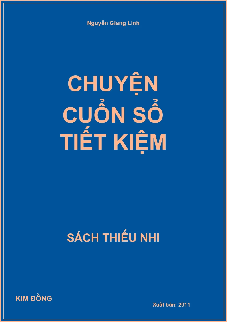 Chuyện Cuổn Sổ Tiết Kiệm