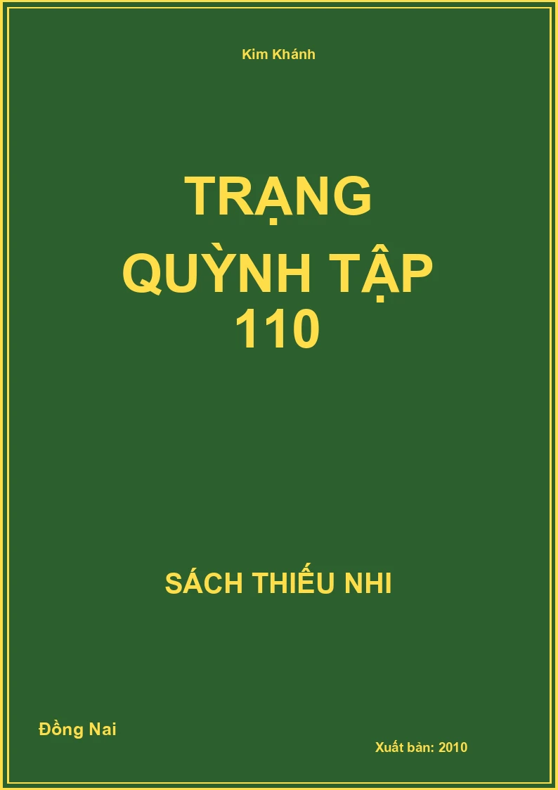 Trạng Quỳnh Tập 110