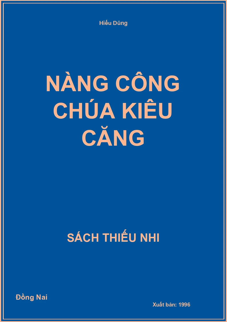 Nàng Công Chúa Kiêu Căng