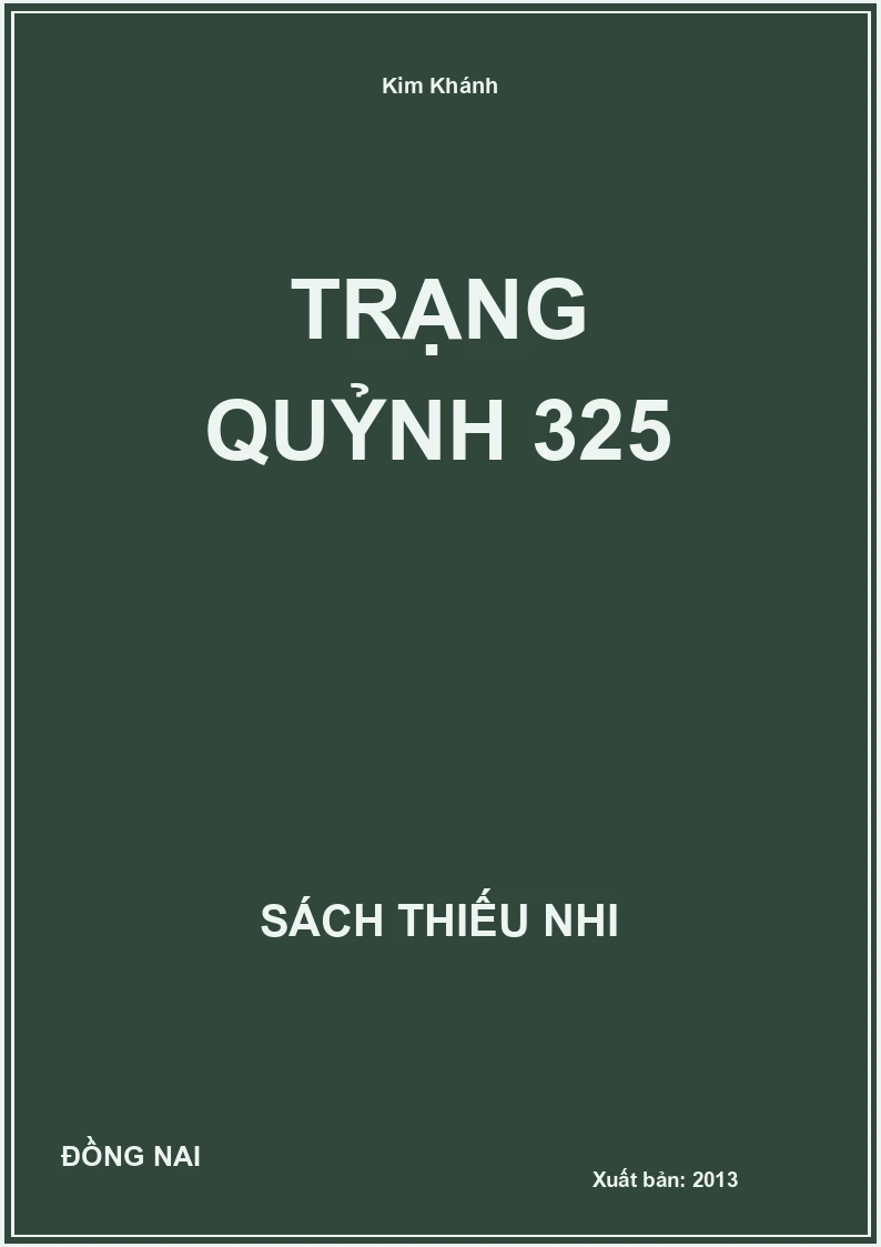 Trạng Quỷnh 325