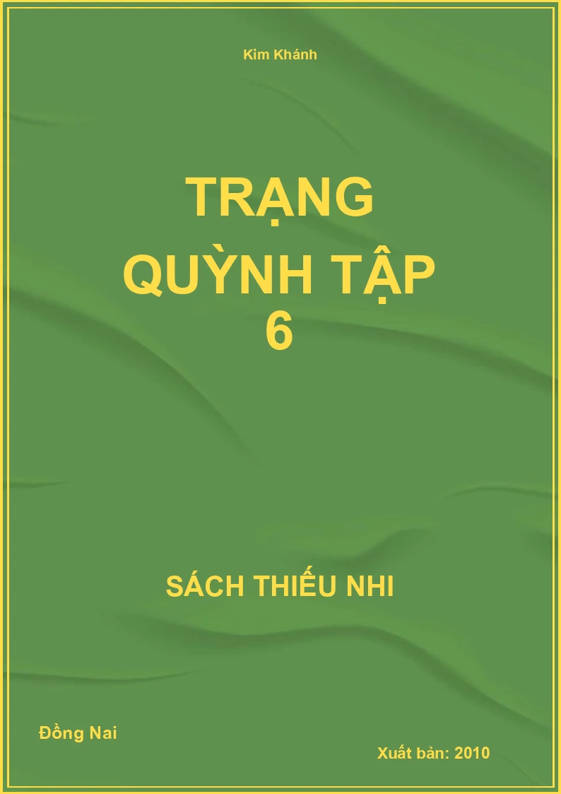 Trạng Quỳnh Tập 6