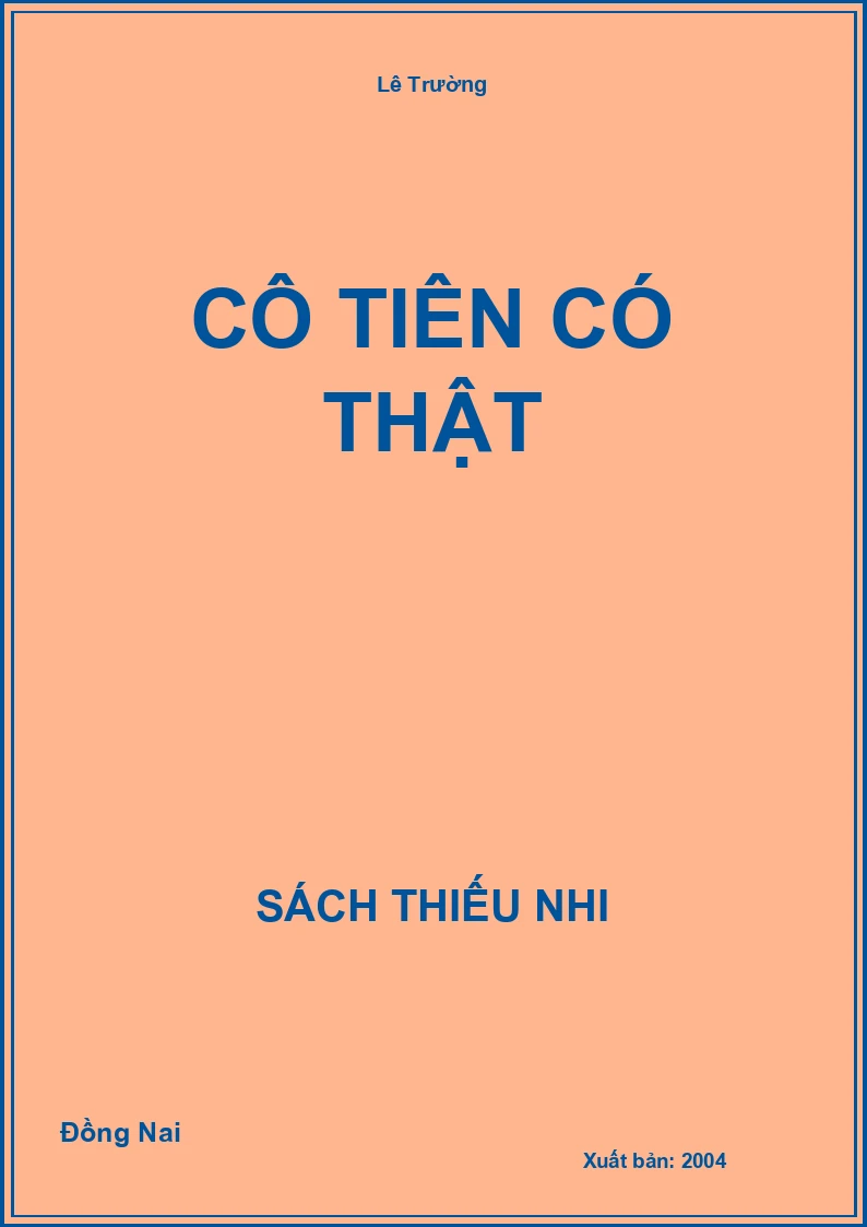 Cô Tiên Có Thật