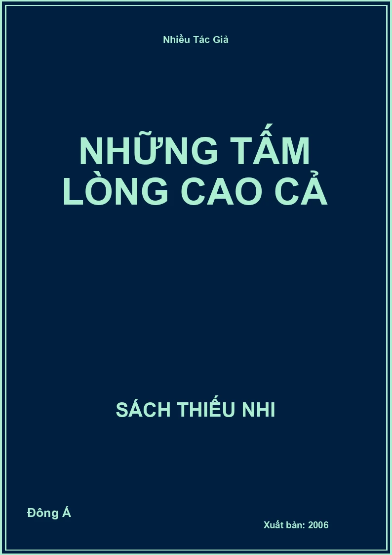 Những Tấm Lòng Cao Cả