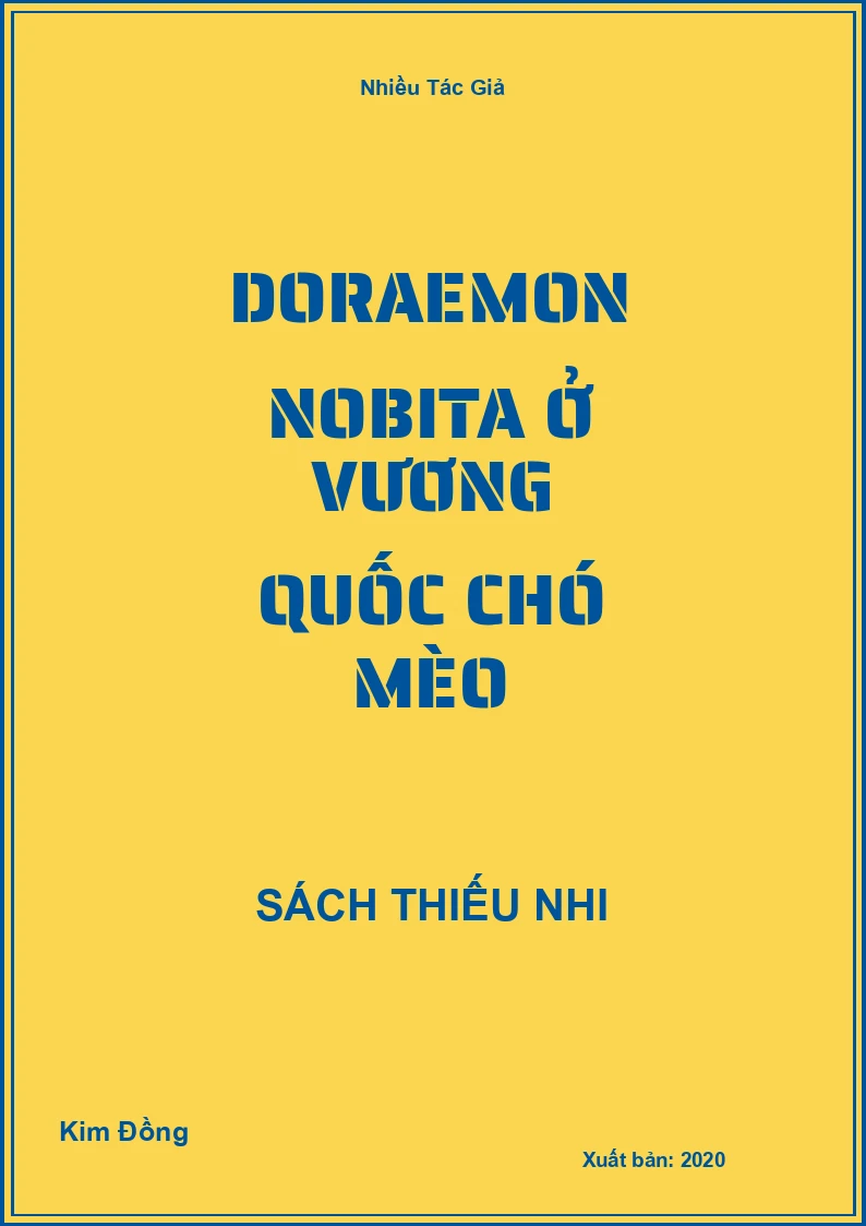 Doraemon Nobita Ở Vương Quốc Chó Mèo