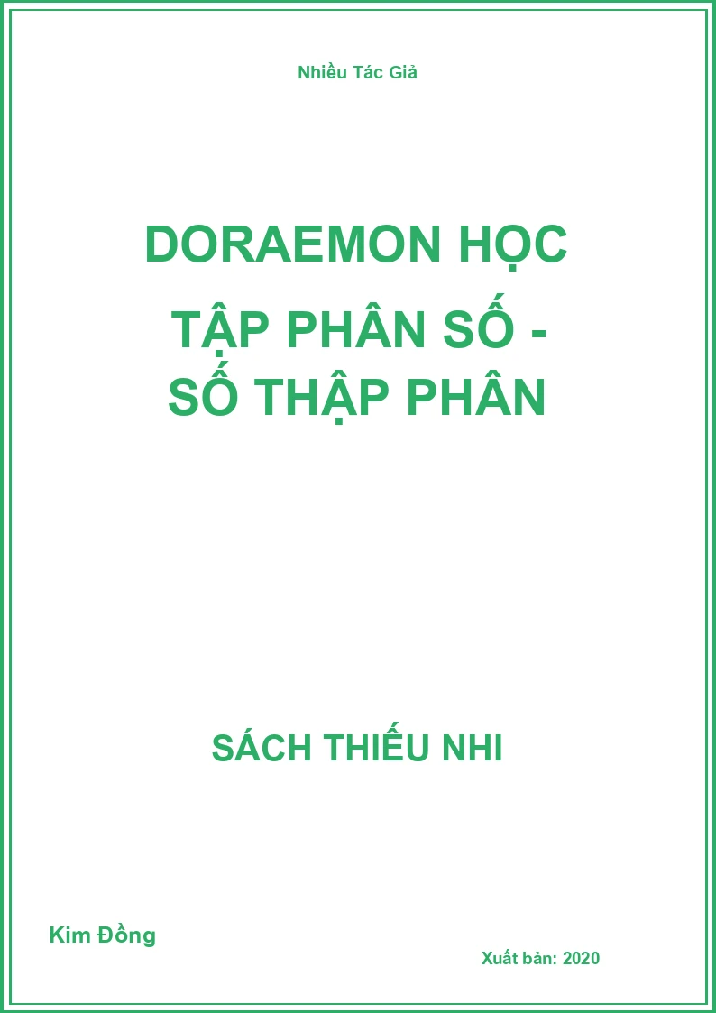 Doraemon Học Tập Phân Số - Số Thập Phân