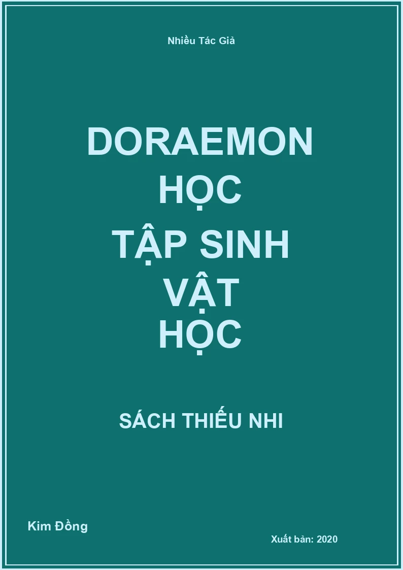 Doraemon Học Tập Sinh Vật Học